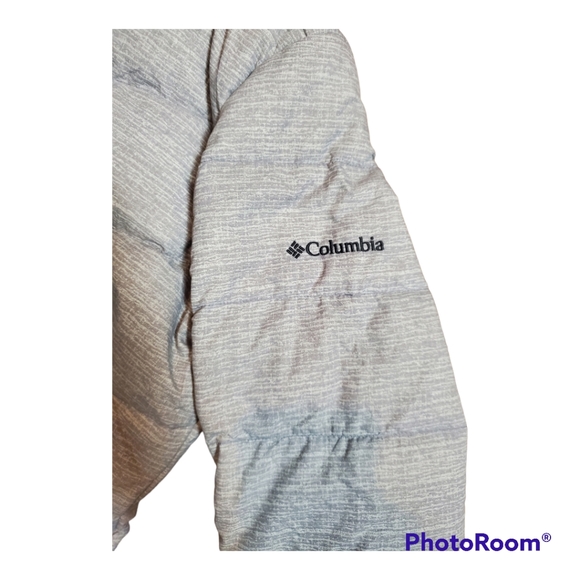 Columbia Womans Long Double Zipper Puff Jacket Coat - Picture 3 of 5